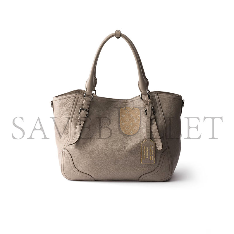 Pra*a large leather tote bag 1bg602 (38*32*14cm)